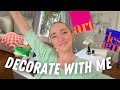 VLOG: new home decor & decorate with me!