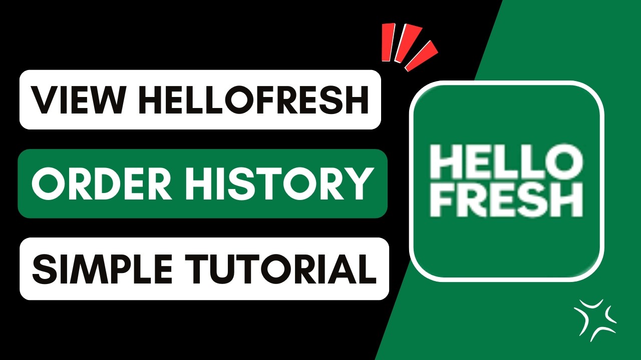 How to View HelloFresh Order History - YouTube
