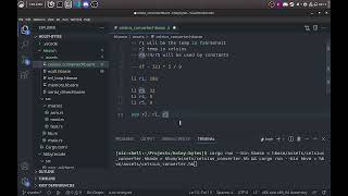Celcius calculator implemented in HoleyBytes assembly screenshot 2