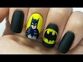 Batman [Freehand Nail Art]