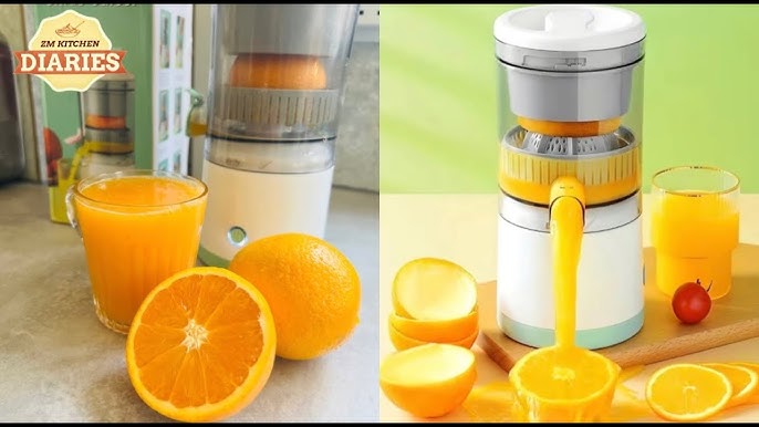 DUSENHO Electric Juicer Rechargeable - Citrus Juicer Machines with USB and  Cleaning Brush Portable Juicer for Orange, Lemon, Grapefruit [Video]  [Video] in 2023