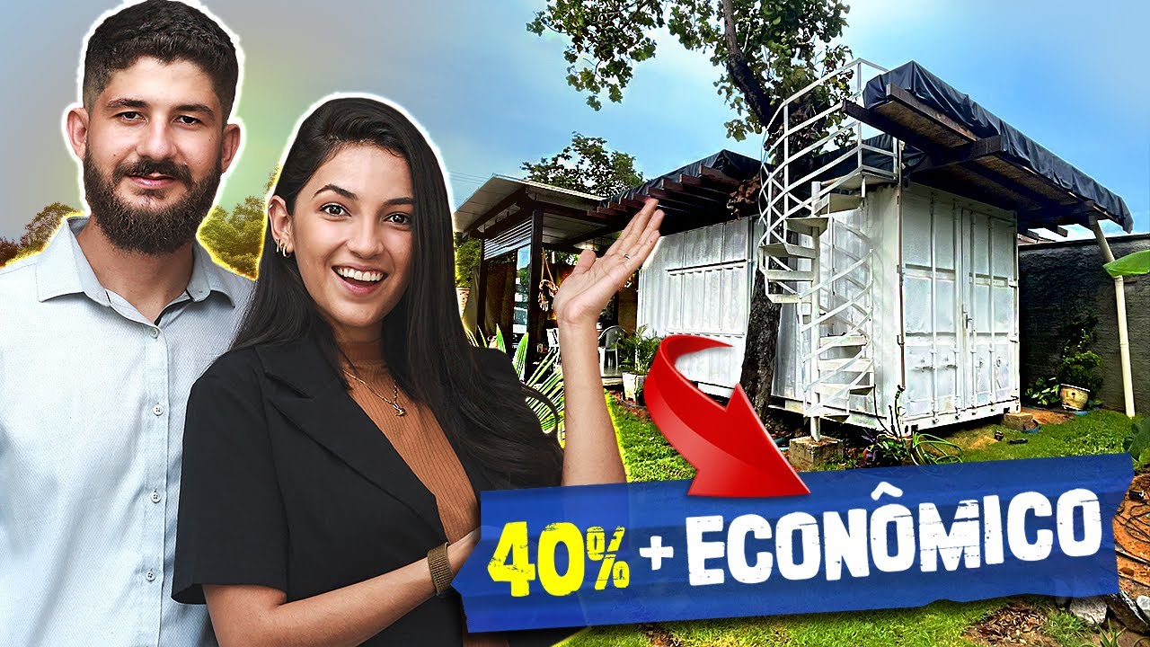 TOUR PELA CASA NOVA BAIXISSIMO CUSTO DE TIJOLO ECOLOGICO E CONTAINER