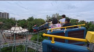 Dragon In Snowfield POV back seat onride 4K 60FPS POV Happy Valley Chengdu