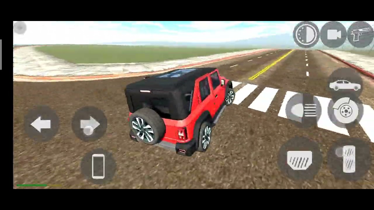 Indian bike and car game driving Thar rocks guys please do like subscribe and comment share 🥰👍