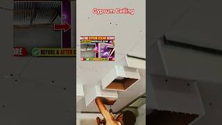 🔥 Amazing Gypsum Ceiling Transformation 😍 #shorts #viral #trending