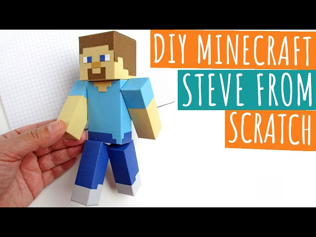 Minecraft+Papercraft+Steve+Head+Template  Minecraft printables, Minecraft  steve, Minecraft characters