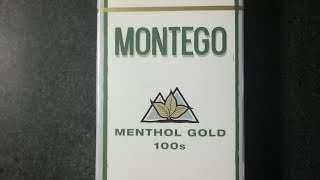 Montego menthol Gold 100s Cigarettes review