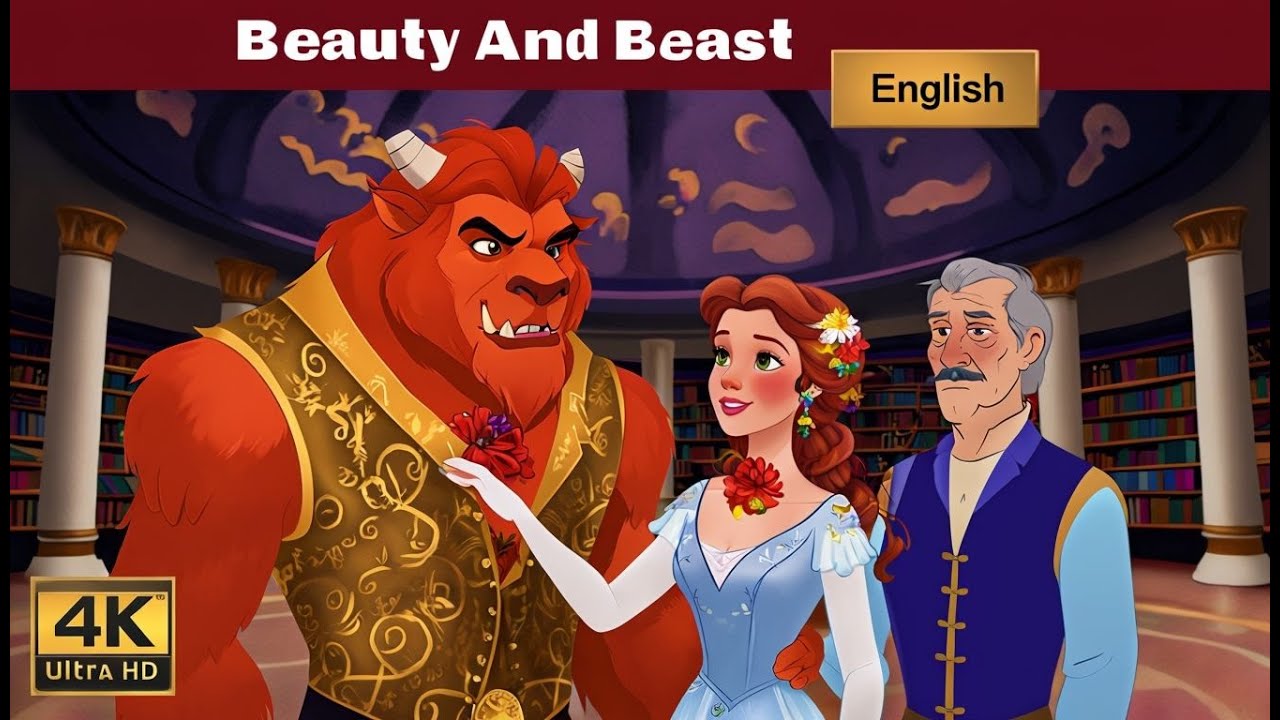 Beauty and the Beast in English | Story - YouTube