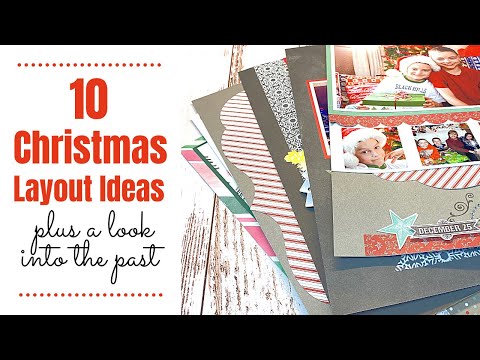 10 Beautiful Christmas Scrapbook Layout Ideas 2016 - ScrapbookingStore