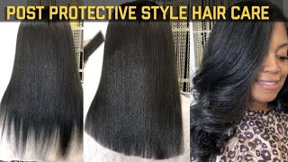 Post Protective Hair Styles- Wash, Trim &amp; Style