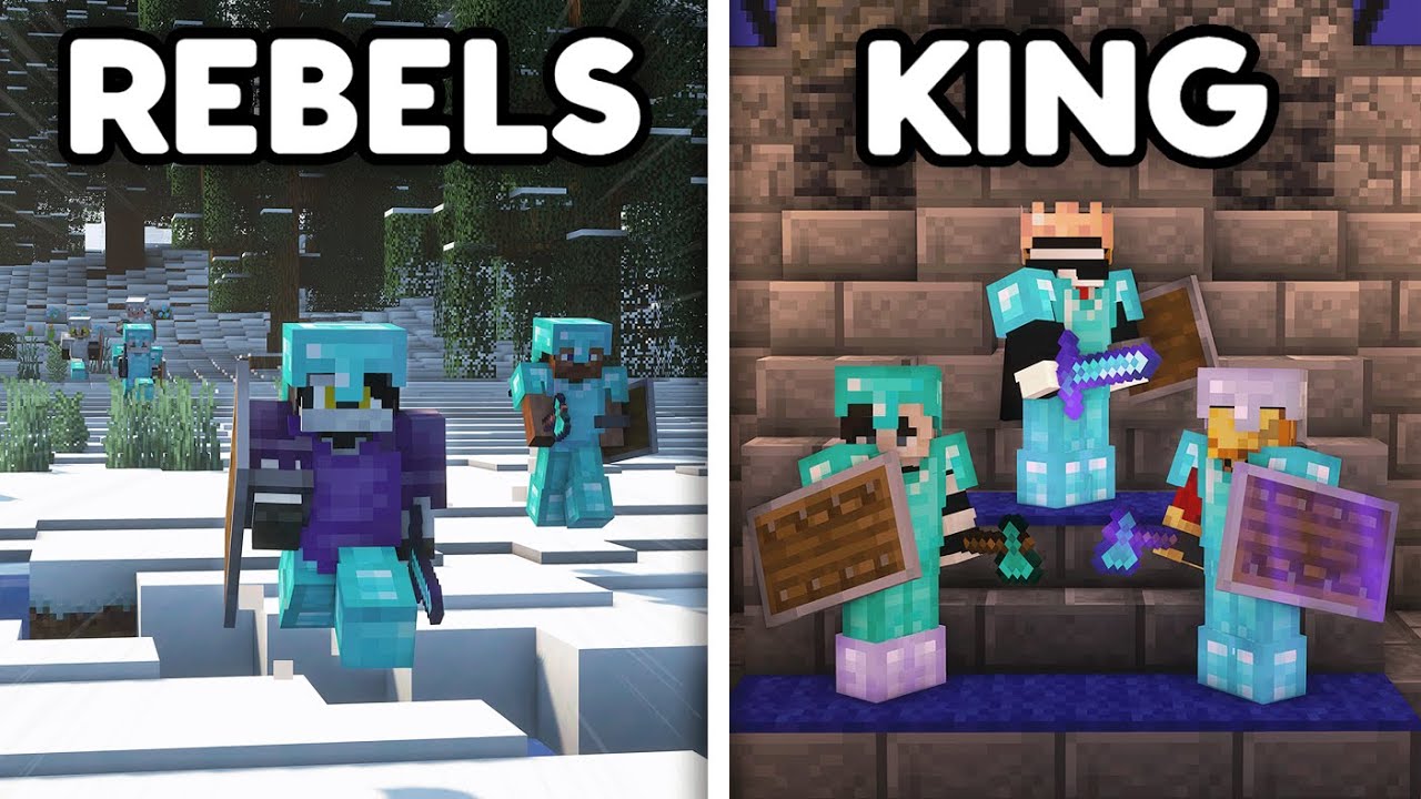 100 Players Simulate WINTER Civilization in Minecraft