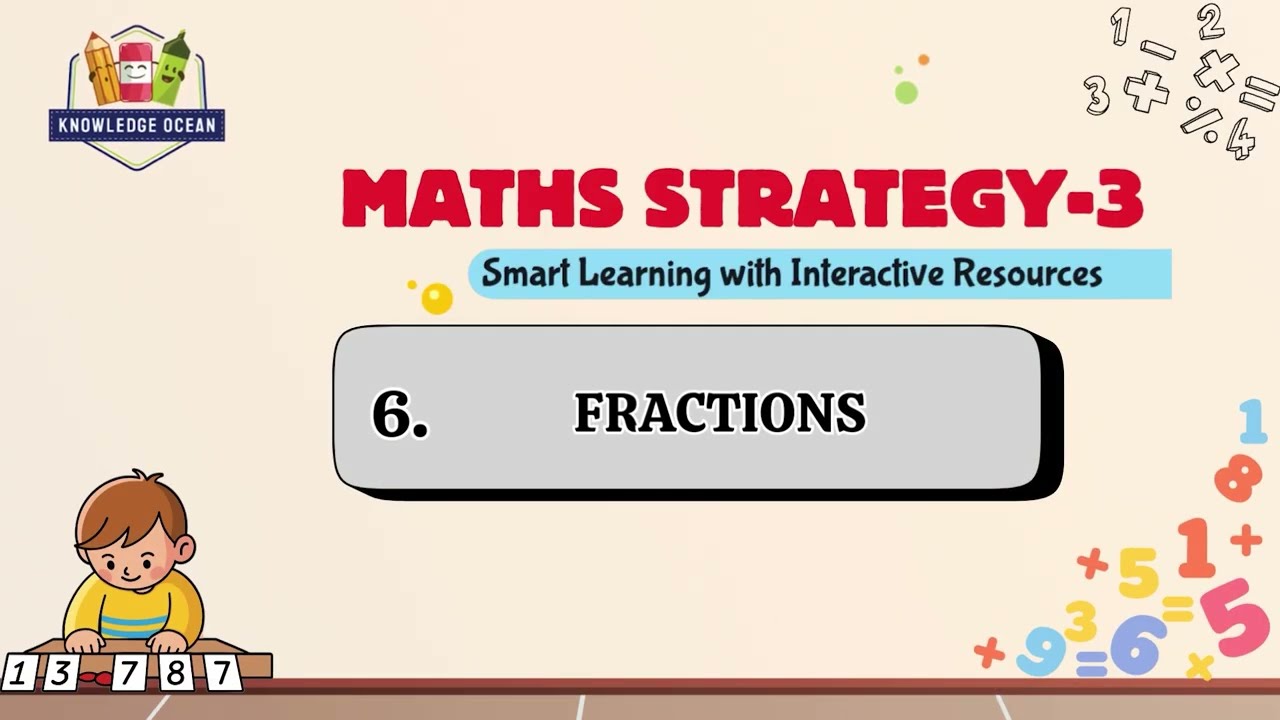 KNOWLEDGE OCEAN MATH-3 | CHAPTER-6 : FRACTIONS
