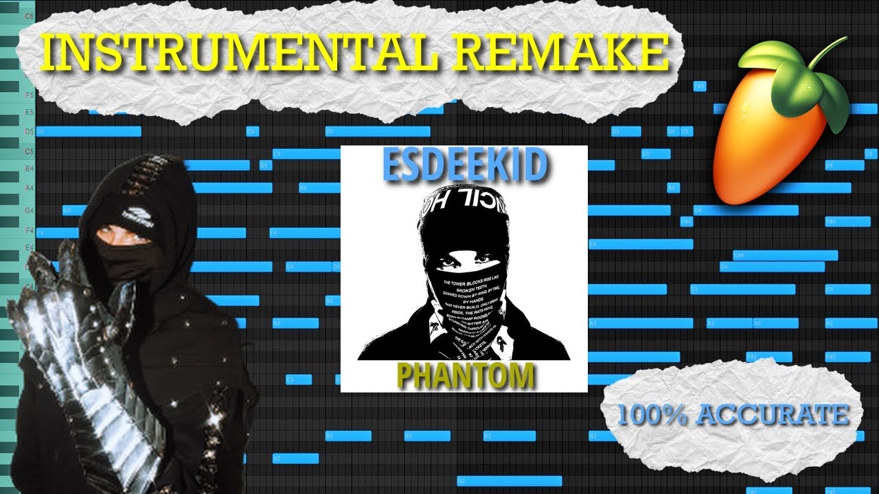 EsDeeKid & Rico Ace - Phantom | Instrumental Remake (100% Accurate)