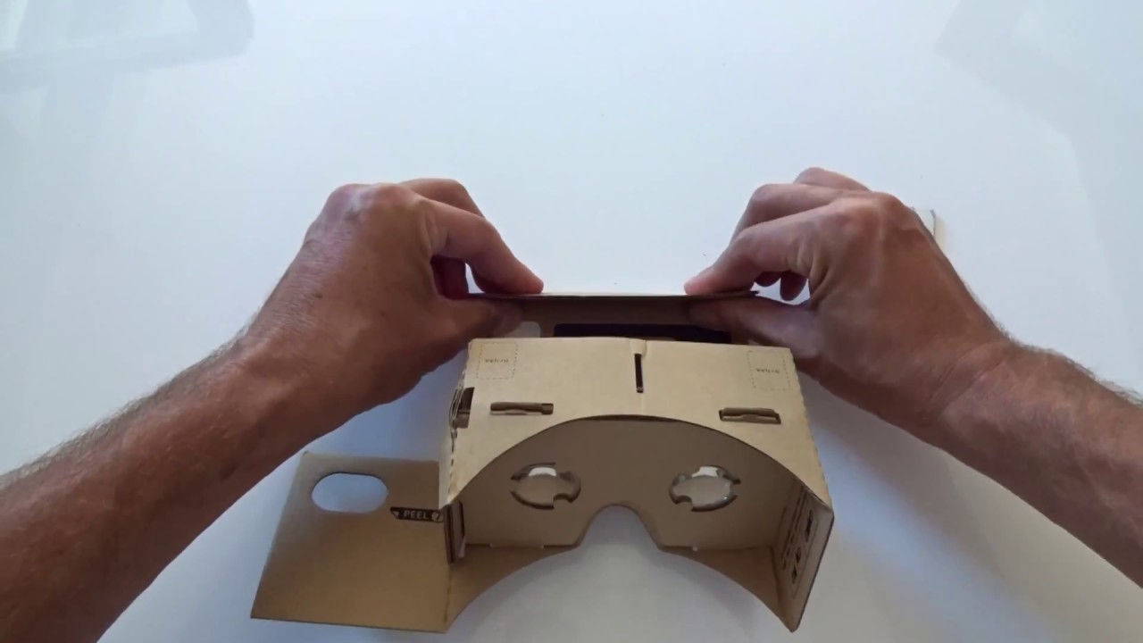 DIY Cardboard 3D VR Virtual Reality Brille zusammenbauen - YouTube