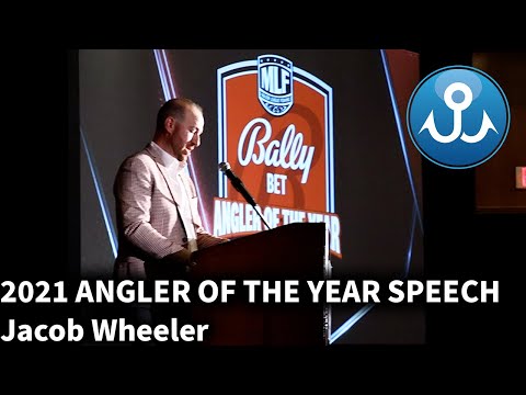 Major League Fishing Angler of the Year Speech - Jacob Wheeler