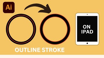 How to Outline a Stroke in Illustrator on iPad | Adobe Illustrator iPad Tutorial