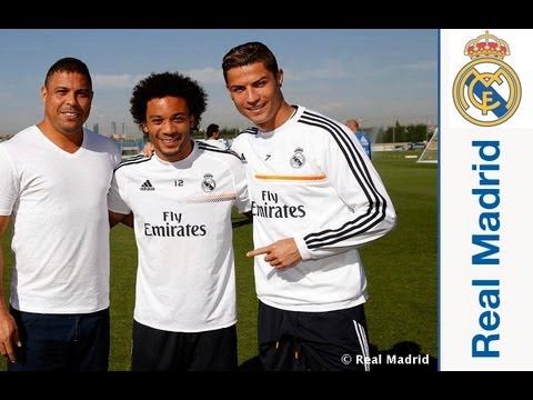 Ronaldo Nazario da Lima acudió a la Ciudad Real Madrid