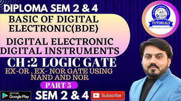 EX-OR, EX-NOR GATE USING NAND ,NOR GATE || DIGITAL ELECTRONICS IMP || DEDI IMP|| BED IMP SEM 2 #gtu
