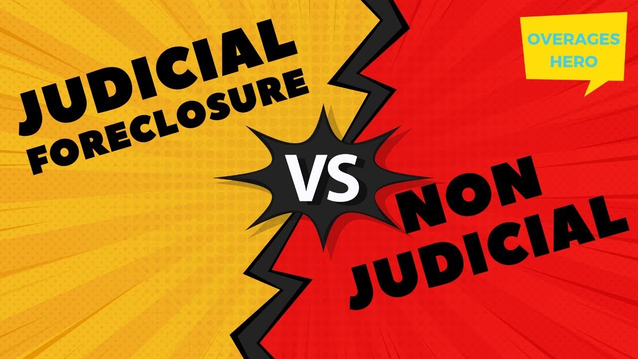 Overages Surplus Funds | Judicial and Non Judicial Difference & Foreclosures - YouTube