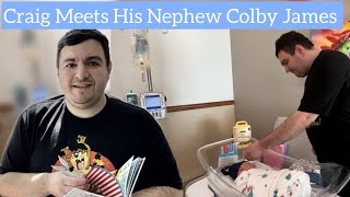 The Baby Is Here! Uncle Craig Meets Colby For The First Time ❤️ Mail Time And A Rainbow