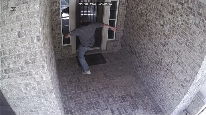Thief Caught on Camera Breaking into Home