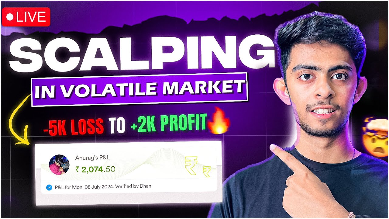 Live Scalping In Volatile Market | 2k+ Profit | Options Scalping - YouTube