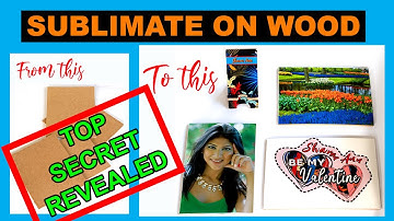 How to sublimate on wood