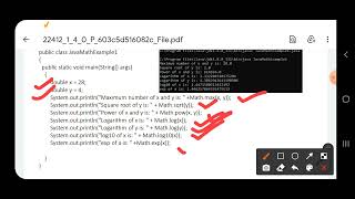 Lecture no 12 : Math class and Type casting in java  | Java Programming