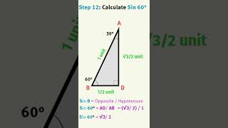 Trigonometric Easy Tricks| Sin, Cos, Tan | 30 60 45 Degrees Angles Solved