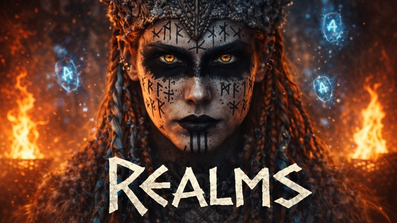 ᛉ The Mist Between Realms Nordic | Shamanic Viking Tribal Drums ᛉ