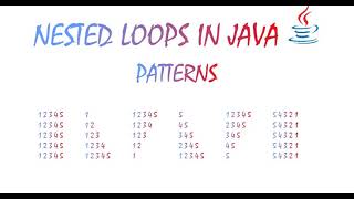 ICSE Class 9 - Java Programming K - NestedLoop i