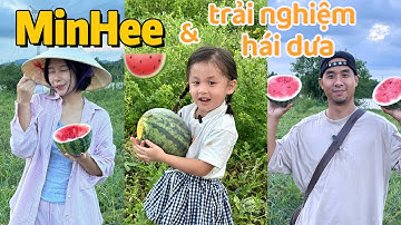 MinHee và trải nghiệm hái dưa | MẸ ƠI MÌNH ĐI ĐÂU THẾ? | Em bé nói tiếng Anh MinHee | growwithminhee