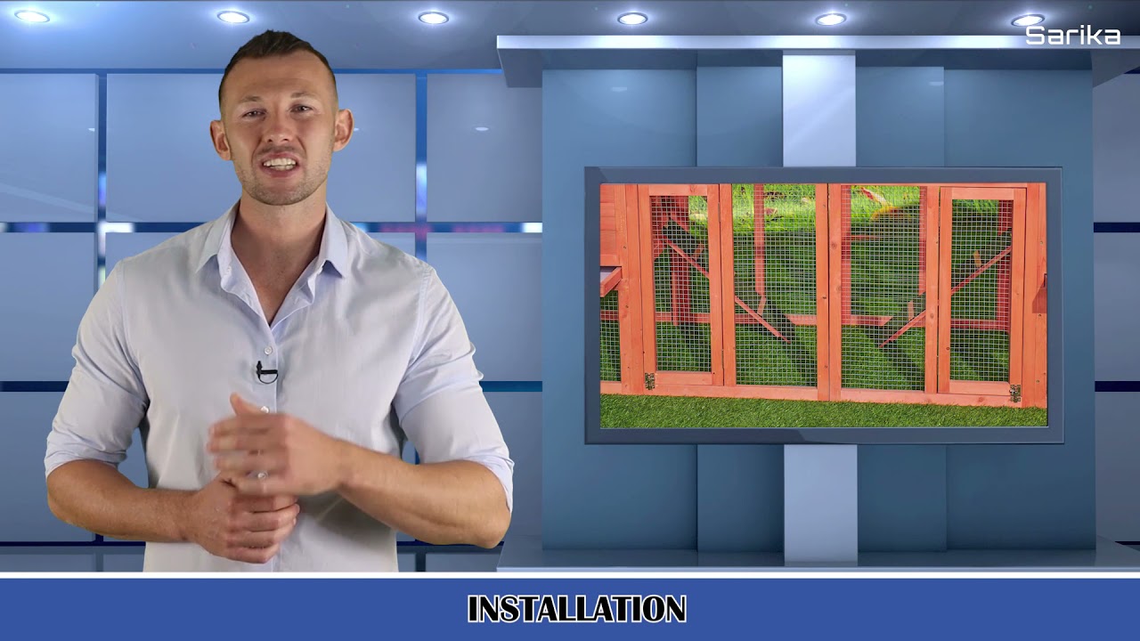 Chicken Coop Wooden House Cage for Small Animals Hen Coop Nesting Box Easy Installation