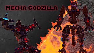 My Mecha Godzilla goes up against three opponents!￼￼