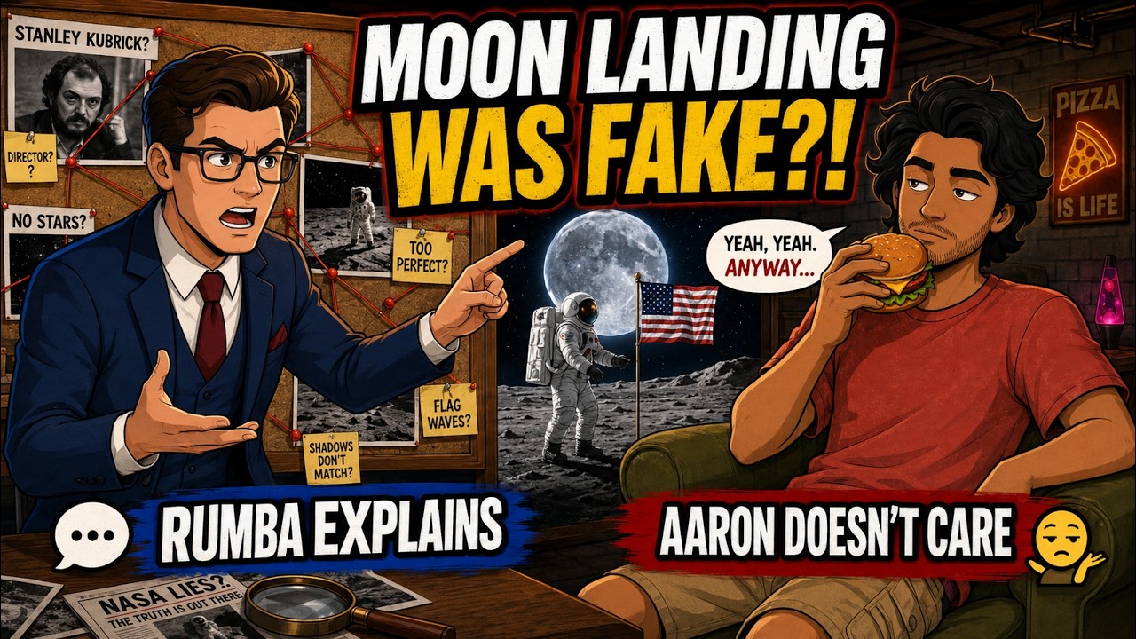 The Moon Landing Was FAKE?! Rumba's Wildest Conspiracy Yet