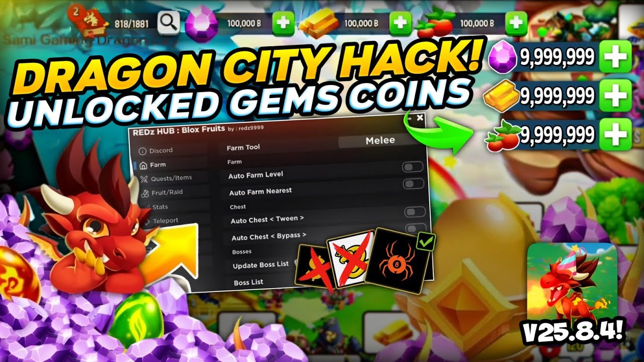 Dragon City Hack/Mod Apk Unlimited Gems & Gold iOS, Android