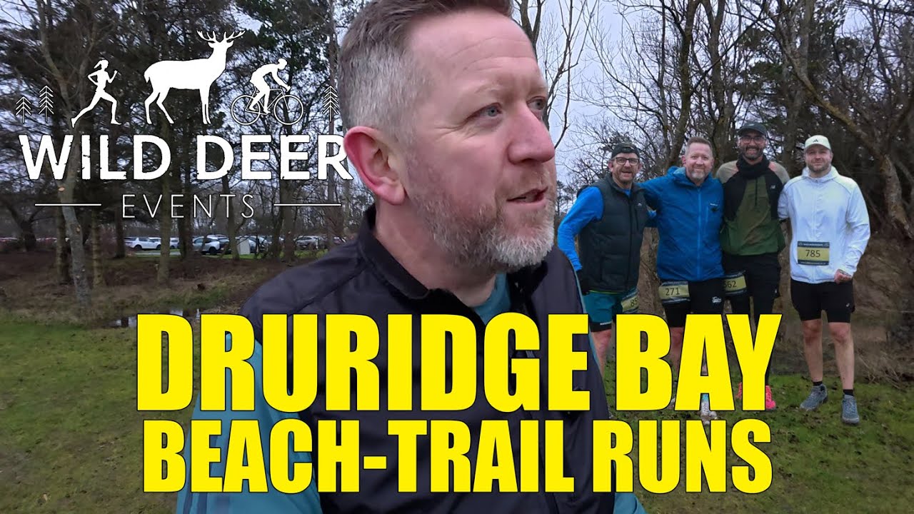 Полумарафон в борьбе со штормом Ингрид! | Забеги по пляжной тропе Друридж-Бэй, Дикие Олени, 2026