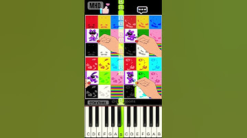 Which one is your favourite? THE SMILING CRITTERS @CoraToons - Piano Tutorial