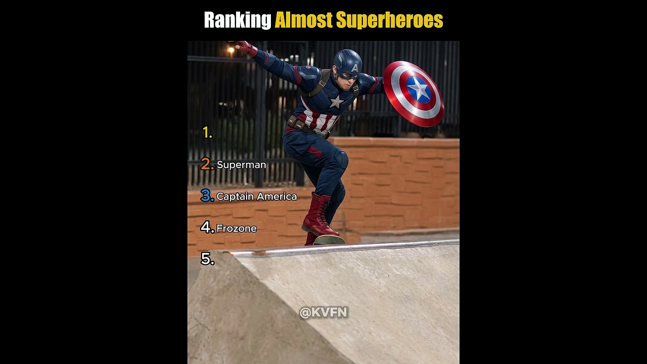 Ranking Almost Superheroes (part.5)