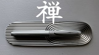 枯山水がモチーフの和風ボールペン【ZenPen】 - YouTube