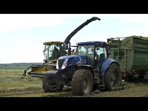 New Holland T7030, T7050, T7060, T7.220 \u0026 8970A Pulling The Sledge at Gl. Estrup | Tractor Pulling