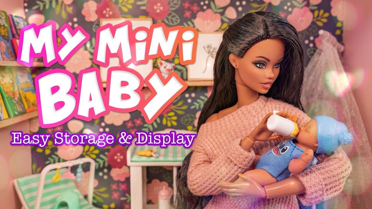 My Mini Baby Easy Storage & Display | DIY Nursery | Dollar Tree Finds