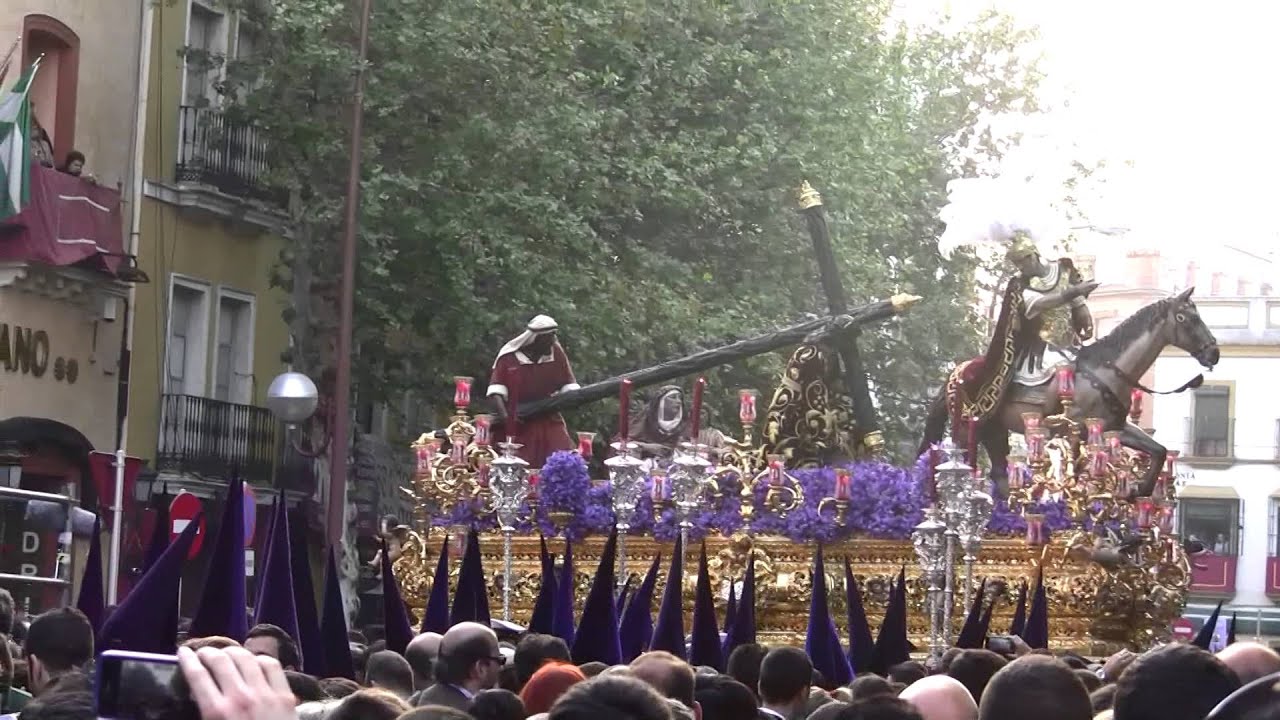 Tres Caidas de Triana en el Baratillo 2014.Marchas:A esta es y la Pasión parte 2 HD