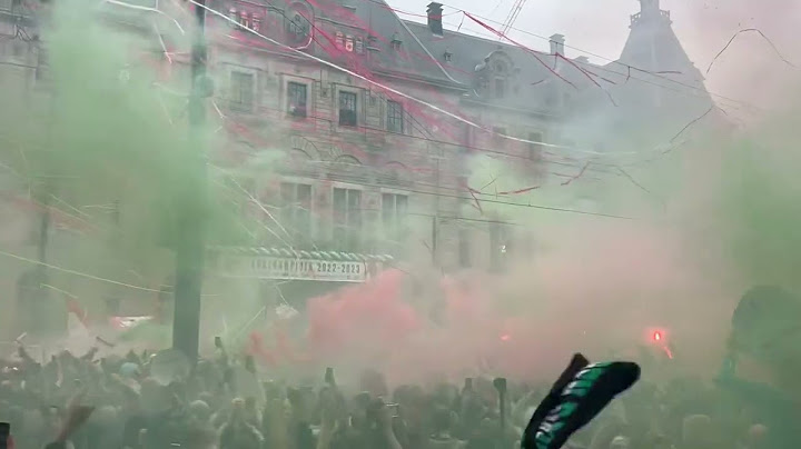 Feyenoord fans knows how to celebrate a championship title. Feyenoord Champions of Holland 2023