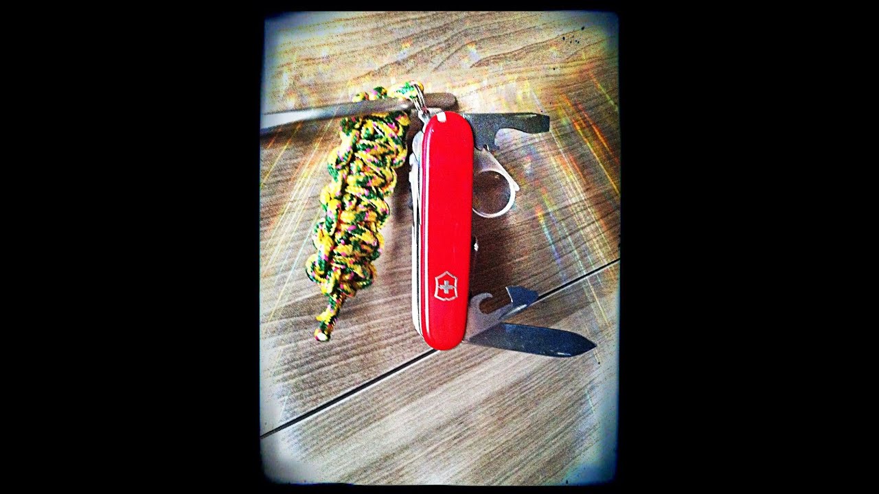 Определение характеристик клинка Victorinox swisschamp. Химсостав и твердость.