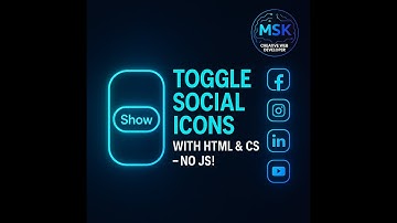 "Creative Toggle Switch for Social Media Icons using HTML & CSS | No JavaScript"  #viralfeed #video