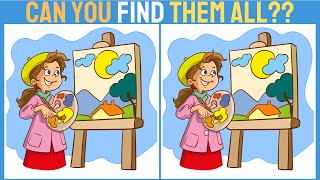 【Find the Difference】🔥Can you find all differences? | Find the differences between two pictures