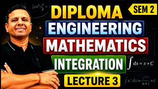 Integration Lecture 3 | Diploma Engineering Mathematics Sem 2 | Integration by Parts | GTU PYQs