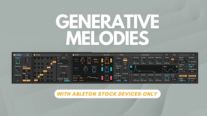 Generative Melodies with only Ableton Live 12 Stock Devices