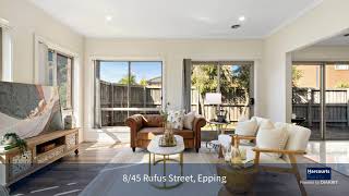 MMACULATE HOME! PREMIUM LOCALE! - 8/45 Rufus Street, Epping